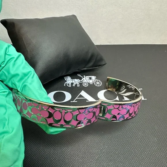 Coach Pink and silver Patterned Bracelet - Picture 5 of 5